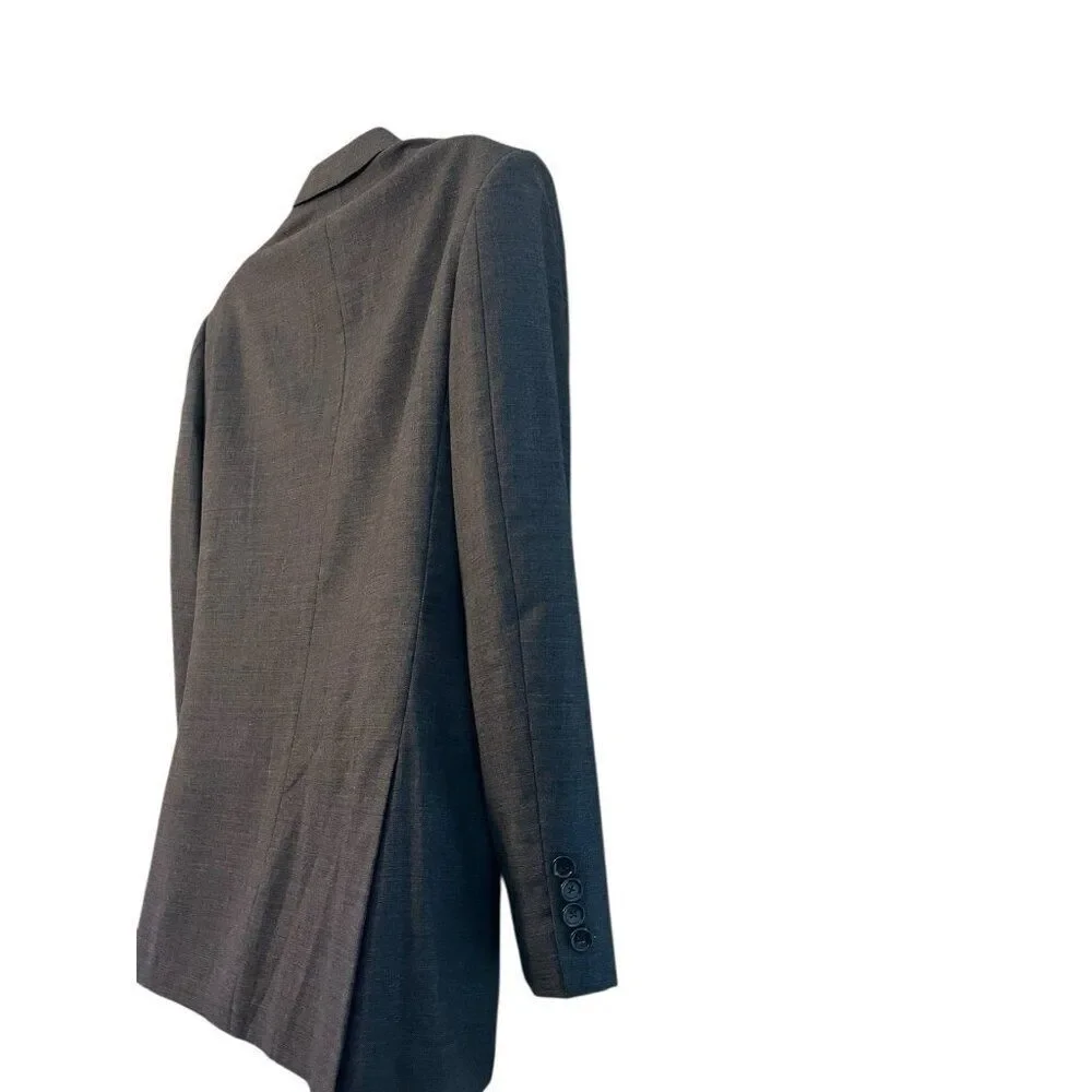 J Crew Mens 38 R Slim Gray Suit Coat Jacket Ludlow Blazer Tollegno 1900